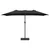 Vrtni suncobran Crna 385 x 209 x 244 cm Poliester
