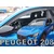 Window visors Peugeot 208 2019- (front)