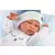 Llorens 84329 NEW BORN BOY - realistična lutka za bebe s punim vinilom - 43 cm