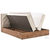 Boxspring postelja Wood-10 - 200x200 cm
