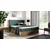 Boxspring postelja Wood 9 - 160x200 cm - hrast lancelot