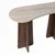 HANAH HOME Polica Zen Travertine Walnut