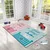 Conceptum Hypnose Tepih Hmi Kdc-91, Pravougaoni, 100 x 180 cm, Roze-plavi