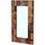 vidaXL Ogledalo iz Masivnega Predelanega Lesa 80x50 cm
