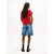 Tommy Jeans Majica ESSENTIAL rdeča