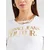 Versace Jeans Couture Majica zlata/bela