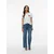 VERO MODA Majica  rdeča / bela