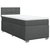 VIDAXL Box spring postelja z vzmetnico temno siva 90x190 cm blago