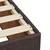 vidaXL vidaXL Box spring postelja z vzmetnico temno rjava 120x190 cm blago, (21310318)
