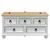 storage box s ladicama Bijelo 90 x78 x 45 cm Čvrsto borovo drvo