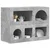 Kreveta Betonski sivi 80.5 x 35 x 59 cm Konstruirano drvo