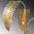 Aberto Design Podna lampa Palm 13925 , 71 x 71 x 157 cm, 5 x E14, 250 cm Kabl,, Zlatne boje