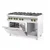 Plinski štedilnik Kitchen Line s 6 gorilniki in konvekcijsko pečico GN 1/1, HENDI, Kitchen Line, 230 V/3000 W, 28,5 kW, 1200x722x(V)900 mm