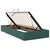 Krevet s od storage s madracem Tamnozelena 90 x 190 cm Baršun