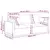 Set sofe 2 pcs Ružičasta 198 x 78 x 80 cm Baršun