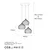 Conceptum Hypnose Luster Bek-11375, 59x59x41-121cm, 3xE27
