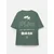 Pull&Bear Majica SQUID GAME zelena/bela