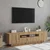 TV ormarić LED boja hrasta 160x35x40 cm konstruirano drvo