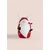 Aberto Design Dekorativni predmet SUS0129, 8x7x11 cm, Crveno-beli