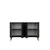 Hanah Home komoda Ece 120, 120 cm, antracit / zlatna