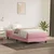Box Spring krevet bez madraca ružičasti 100x210 cm samt