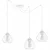 GH VISEČA STOPLOŠNA SVETILKA LESTENC SPIDER loft E27 LED