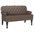 vidaXL Chesterfield klop Rjava 119,5 x 64,5 x 75 cm Umjetno usnje