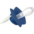 CANPOL BABIES Komplet simetričnih silikonskih dud Light touch 0-6m Sleepy koala modra