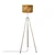 Opviq Podna lampa Wheel, 160cm, Zlatne boje