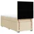 vidaXL vidaXL Box spring postelja z vzmetnico krem 90x200 cm blago, (21291346)