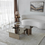 HANAH HOME Set stolova Jazz Beige Bronze