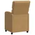 vidaXL Jedilni stoli s kolesi 2 pcs Rjava 58 x 65 x 98 cm Žamet