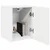 TV zidni ormar 2 pcs Bijelo 30 x 31 x 40 cm Konstruirano drvo
