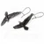 Uhani Black Raven - ALCHEMY GOTHIC - E333