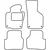 Textile car mats VW Passat 2010-2014