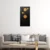 Canvas Slika na platnu Zlatni krugovi III, 50x100cm, Sa ramom, Beli