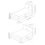 Hanah Home Ram za krevet Vitalia, 160x110x200 cm, Svetlosivi