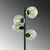 Opviq Podna lampa Benek-15-14535, 36x36x135 cm, IP20, Crno-zelena