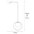 Conceptum Hypnose Luster nay-4496, 42x15cm, E27