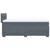 Vidaxl Box spring postelja z vzmetnico temno siv 90x190 cm žamet