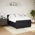 Vidaxl Box spring posteljni z vzmetnico črn 140x190 cm žamet