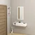 Hanah home Polica 82x15,8x29,6cm Bela