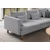 Atelier del Sofa Ugaona garnitura Flexy L, 285 x 285 x 100 cm, Siva