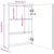 LED kupaonski ormarić s ogledalom sjajni sivi 50 x 13 x 70 cm
