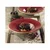 CHURCHILL Stonecast Berry Red globok krožnik, premer: 280 mm (6 kos)