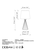 Opviq Stona lampa Telis-5373, 28x28x55 cm, IP20, Crno-smeđa
