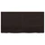 Kupaonska radna ploča tamnosmeđa 120x60x(2-6) cm tretirano drvo