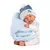 Llorens 84329 NEW BORN BOY - realistična lutka za bebe s punim vinilom - 43 cm
