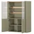 Vitrina Elivo 100 2D - evkaliptus/baltski dune hrast