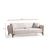 Atelier del Sofa Trosed Belissimo 220x67x95cm Beli